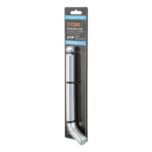 CURT Heavy-Duty 5/8" Hitch Pin with Groove (3" Receiver, Zinc, Packaged)