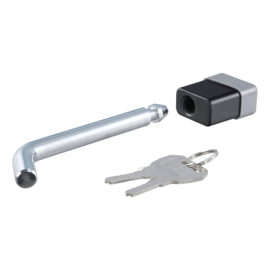 CURT 5/8" Hitch Lock (2", 2-1/2" or 3" Receiver, Deadbolt, Chrome)