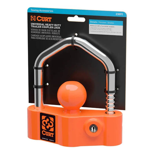 CURT Universal Heavy-Duty Trailer Coupler Lock