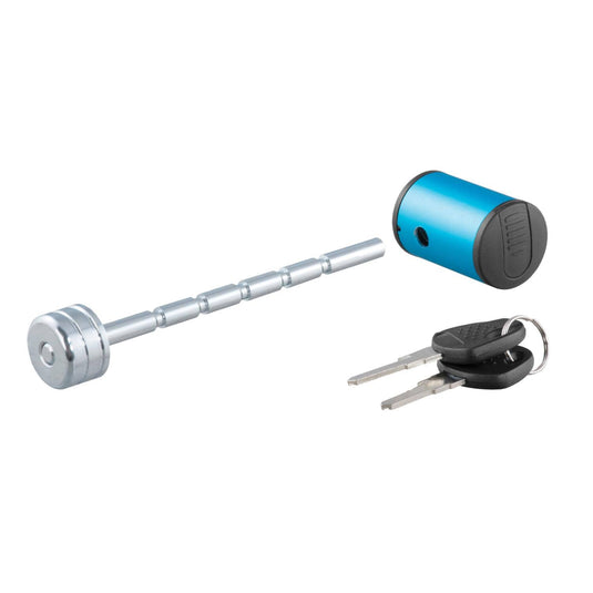 CURT Coupler Lock (1/4" Pin, 1" to 3" Latch Span, Right-Angle, Chrome)
