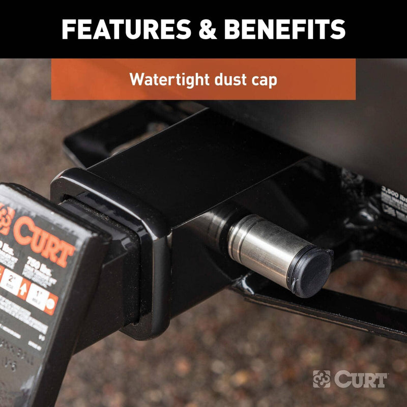 Load image into Gallery viewer, CURT 5/8" Hitch Lock (2" Receiver, Barbell, Stainless)
