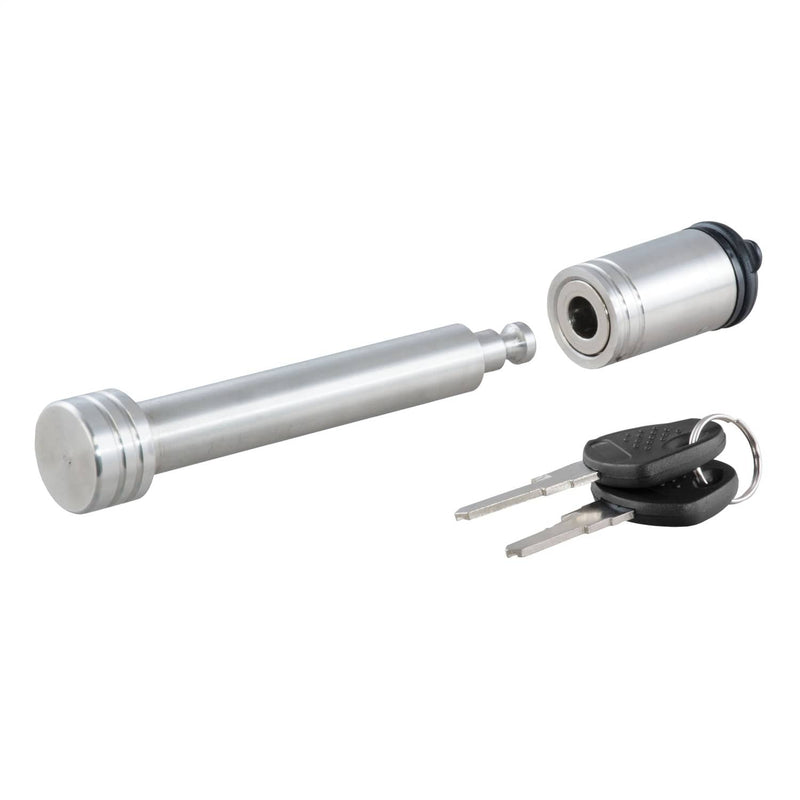 Load image into Gallery viewer, CURT 5/8" Hitch Lock (2" or 2-1/2" Receiver, Barbell, Stainless)
