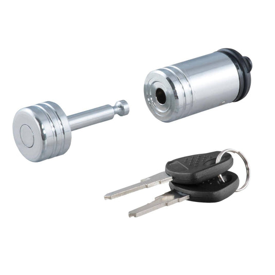 CURT Coupler Lock (1/4" Pin, 7/8" Latch Span, Barbell, Chrome)