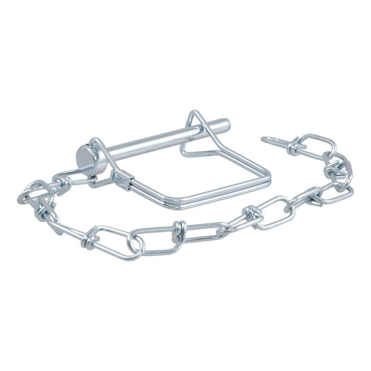 CURT 1/4" Safety Pin with 12" Chain (2-3/4" Pin Length)