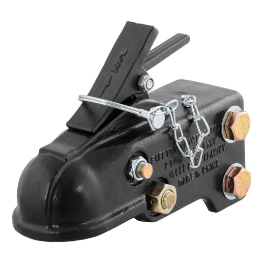 CURT 2-5/16" Channel-Mount Coupler with Easy-Lock (15,000 lb, Black)