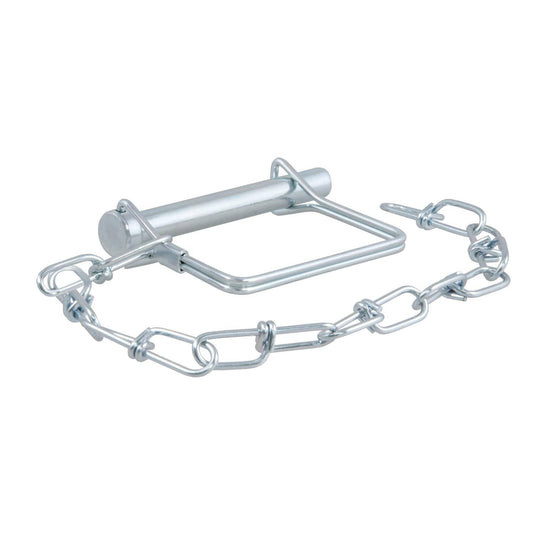 CURT 3/8" Safety Pin with 12" Chain (2-3/4" Pin Length)