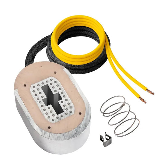 CURT Electric Trailer Brake Magnet Kit for 12-1/4" Brakes, Yellow Lead Wire