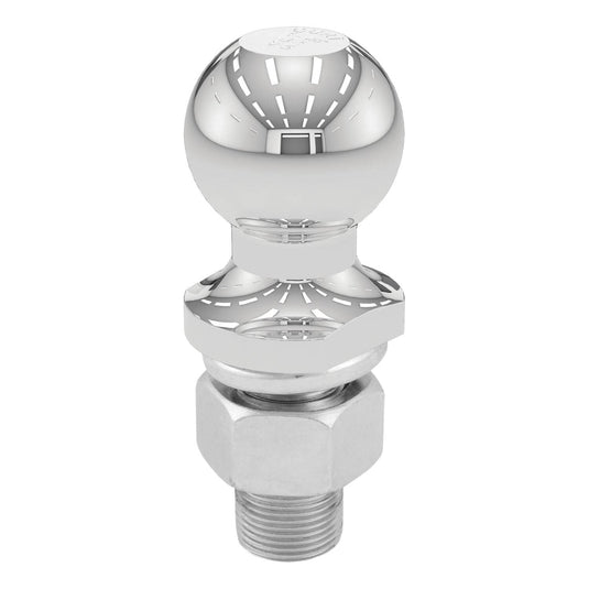 CURT 1-7/8" Trailer Ball (1" x 2-1/8" Shank, 3,500 lb, Chrome)