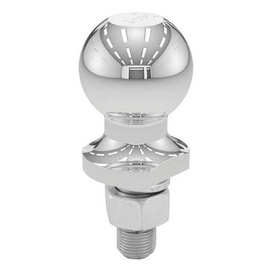 CURT 2" Trailer Ball (3/4" x 1-3/4" Shank, 3,500 lb, Chrome)