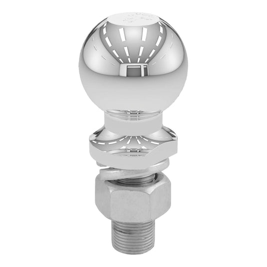 CURT 2-5/16" Trailer Ball (1" x 2-1/4" Shank, 10,000 lb, Chrome)