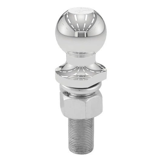 CURT 1-7/8" Trailer Ball (1" x 3" Shank, 3,500 lb, Chrome)
