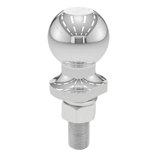 CURT 2" Trailer Ball (3/4" x 2-1/8" Shank, 3,500 lb, Chrome)