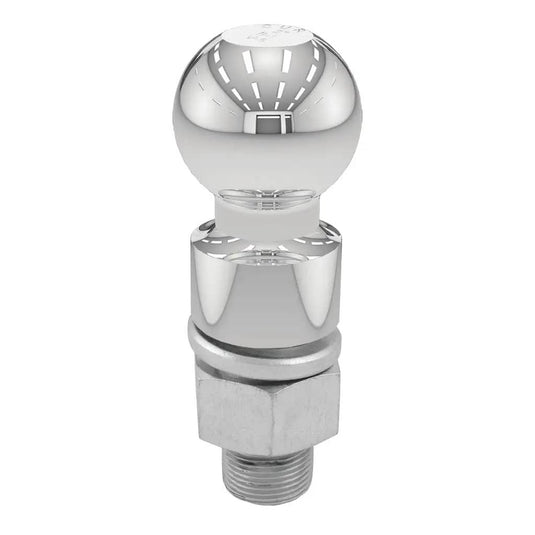 CURT 2-5/16" Trailer Ball (1-1/4" x 2-5/8" Shank, 1" Rise, 10,000 lb, Chrome)