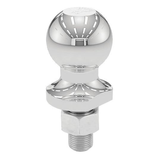CURT 1-7/8" Trailer Ball (3/4" x 1-5/8" Shank, 2,000 lb, Chrome, Packaged)