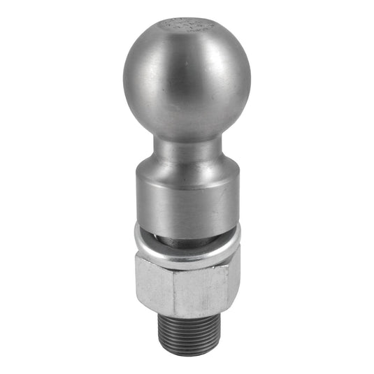 CURT 2-5/16" Trailer Ball (1-1/4" x 2-5/8" Shank, 25,000 lb, Raw Steel)