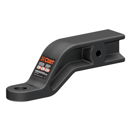 CURT Industrial Duty Forged Ball Mount (3" Shank, 21,000 lb, 4" Drop, 9" Long)