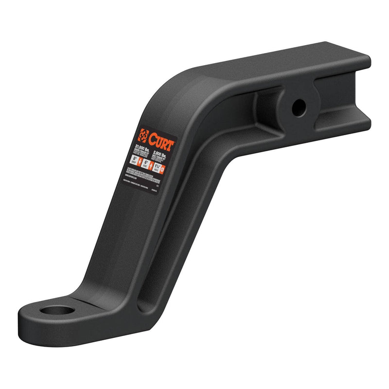 Load image into Gallery viewer, CURT Industrial Duty Forged Ball Mount (3" Shank, 21,000 lb, 8" Drop, 10-1/2" Long)
