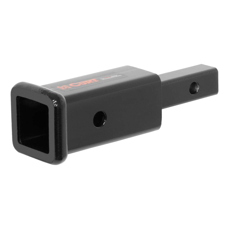 Load image into Gallery viewer, CURT Receiver Tube Adapter (1-1/4" to 2" Shank, Not for Towing Use, 6-1/4" Length, Part 45785)

