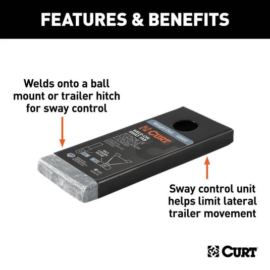 CURT Weld-On Sway Tab