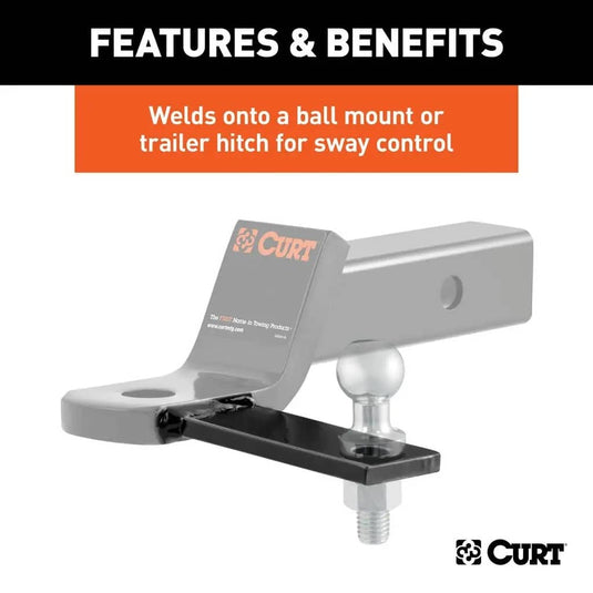 CURT Weld-On Sway Tab