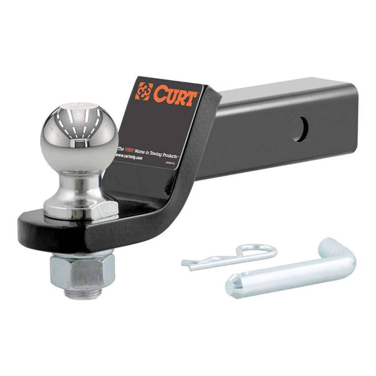 CURT Loaded Ball Mount with 2" Ball, Imported (2" Shank, 7,500 lb, 2" Drop)