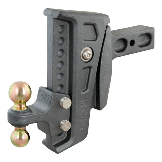 CURT Rebellion XD Adjustable Cushion Hitch (2-1/2" Shank, 2", 2-5/16" Balls, 20K)