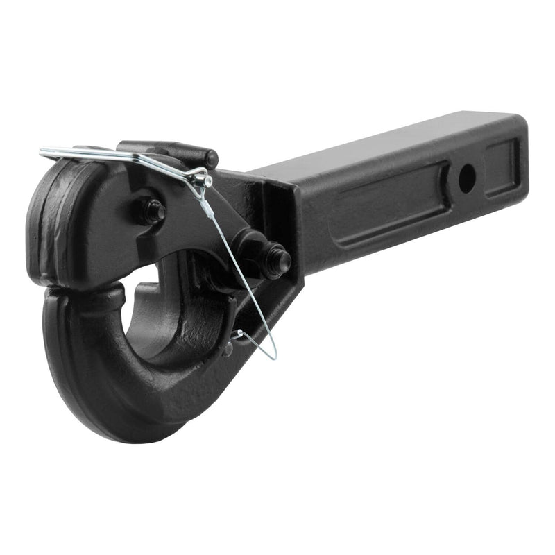 Load image into Gallery viewer, CURT Receiver-Mount Pintle Hook (2" Shank, 20,000 lb, 2-1/2" Lunette Rings)
