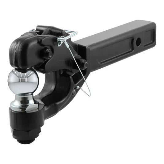 CURT Receiver-Mount Ball & Pintle Hitch (2" Shank, 2" Ball, 10,000 lb)