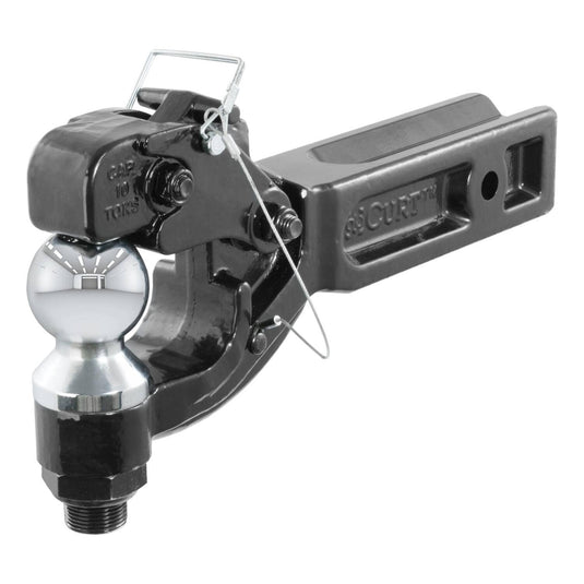 CURT Receiver-Mount Ball & Pintle Hitch (2-1/2" Shank, 2-5/16" Ball, 20,000 lb)