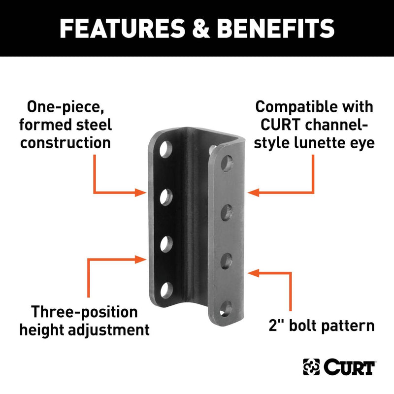 Load image into Gallery viewer, CURT Adjustable Coupler Channel (3" I.D., 7-1/2" High)
