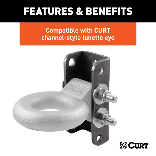CURT Adjustable Coupler Channel (3" I.D., 7-1/2" High)