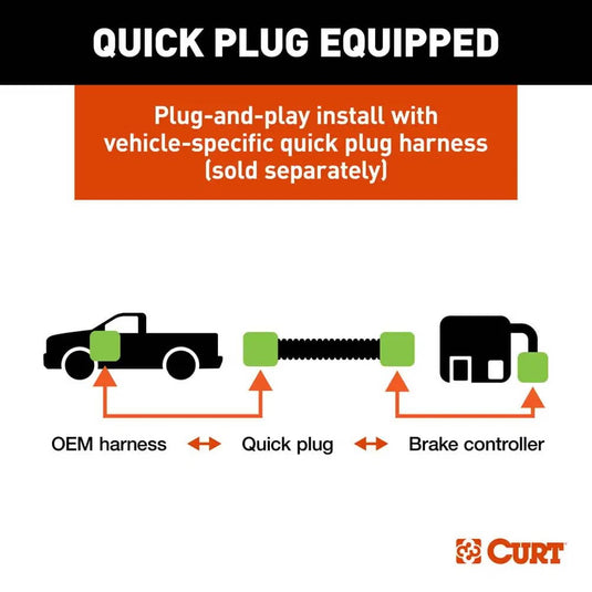 CURT Venturer NEXT Trailer Brake Controllers Time-Delay - 6-Pack