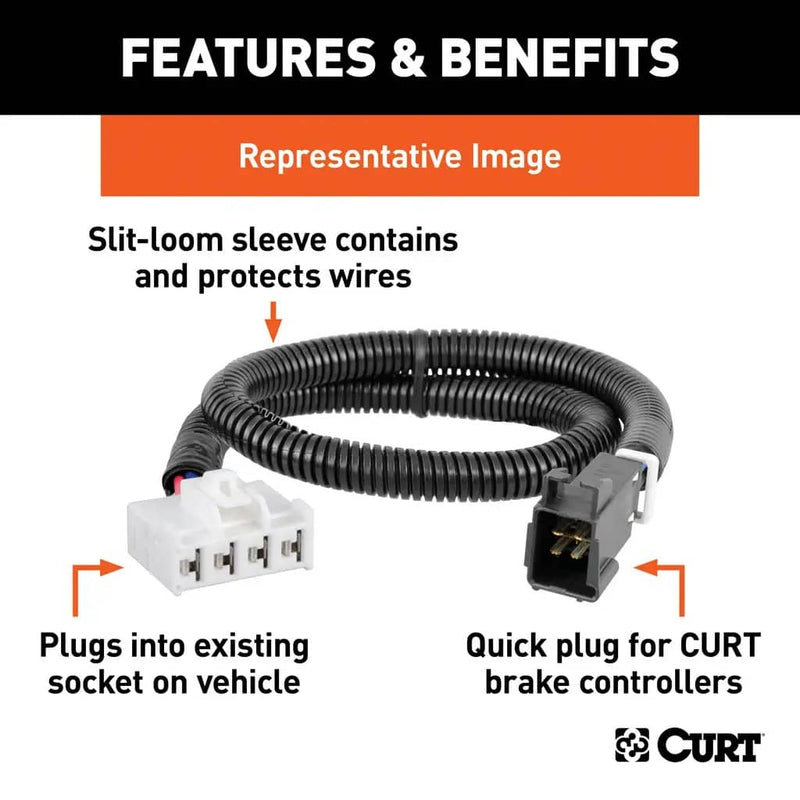 Load image into Gallery viewer, CURT Trailer Brake Controller Harness (Packaged) - 2006-2014 &amp; 2017-2026 Honda Ridgeline, 2009-2025 Honda Pilot, 2019-2026 Honda Passport, 2018-2022 Acura MDX
