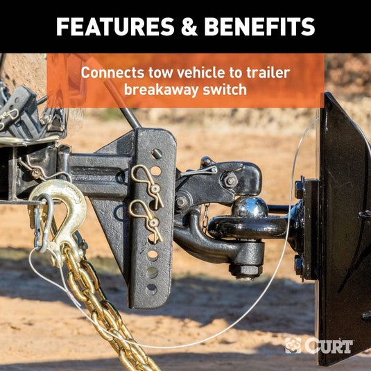 CURT Replacement Breakaway Switch Lanyard