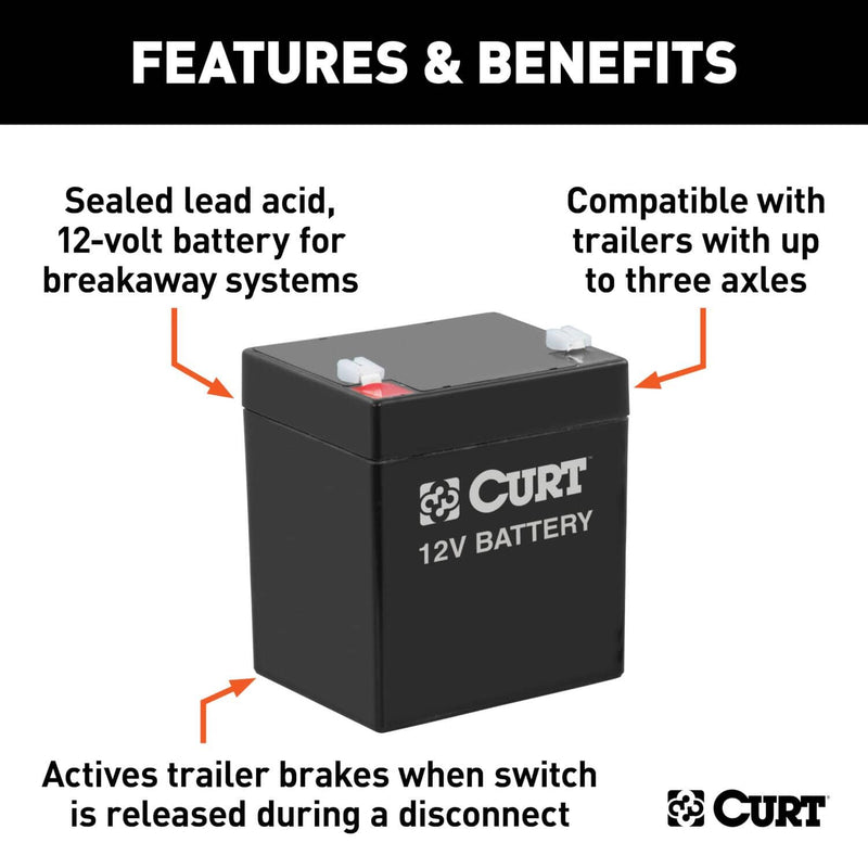 Load image into Gallery viewer, CURT Breakaway Battery
