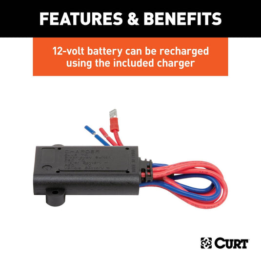 CURT Soft-Trac 2 Breakaway Kit with Charger