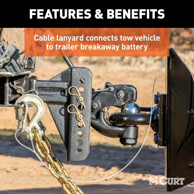 Load image into Gallery viewer, CURT Soft-Trac 1 Breakaway Kit
