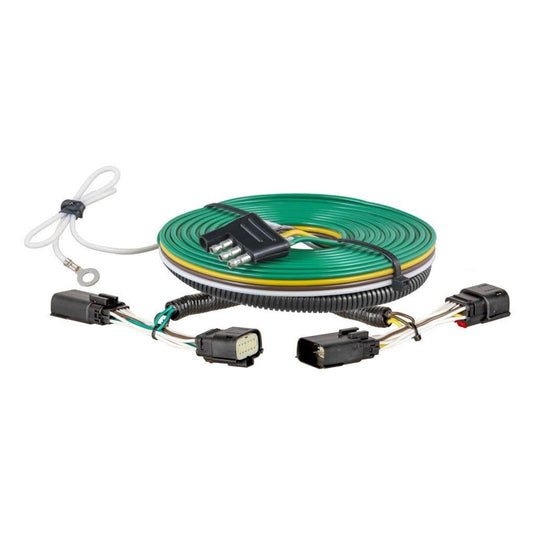 CURT Custom Towed-Vehicle RV Wiring Harness, With LED Taillights and Backup Sensors - 2021-2023 Ford F-150