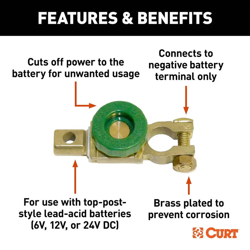 Load image into Gallery viewer, CURT Towed Battery Disconnect for RVibrake
