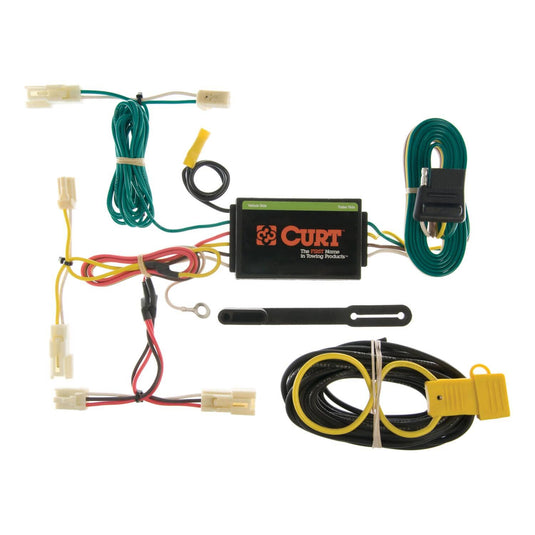CURT 4-Flat Custom Wiring — 2003-2008 Pontiac Vibe - CUR-55057 - Absolute Autoguard