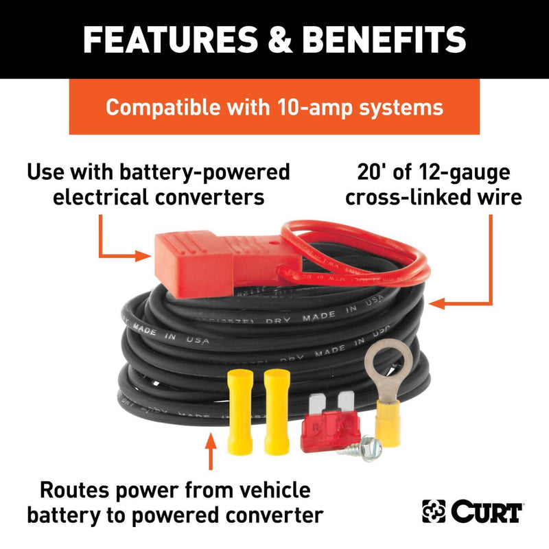 Load image into Gallery viewer, CURT Powered Converter Wiring Kit - CUR-55151 - Absolute Autoguard
