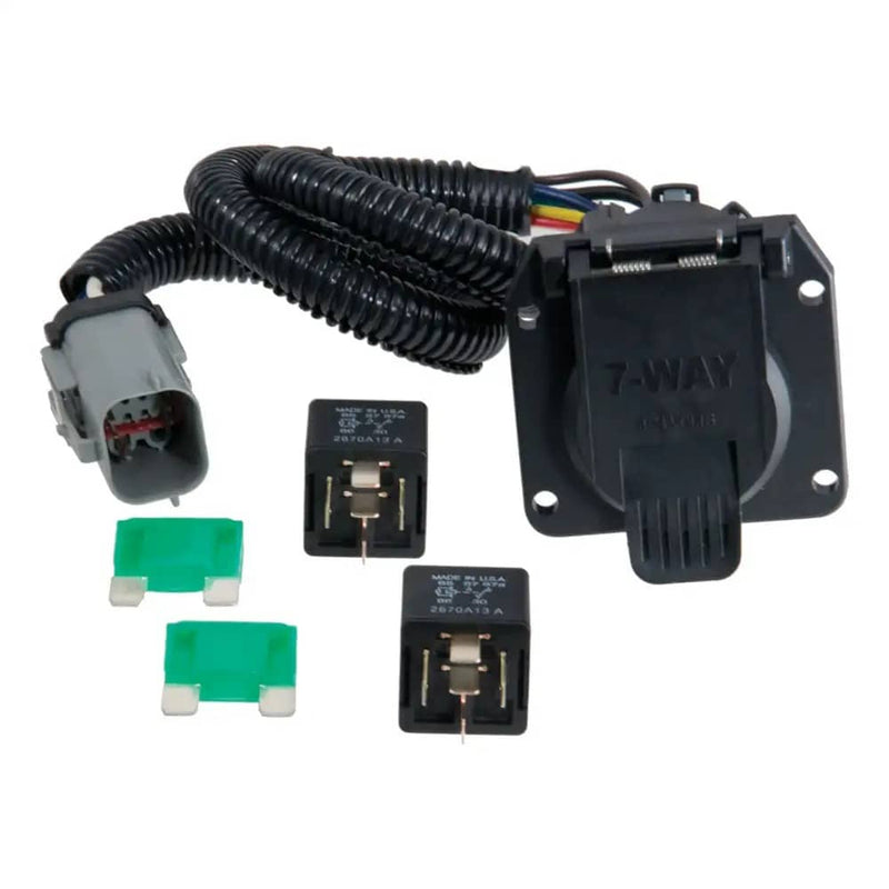 Load image into Gallery viewer, CURT 4-Flat Custom Wiring — 1999-2001 Ford F-250 Super Duty/F-350 Super Duty - CUR-55243 - Absolute Autoguard
