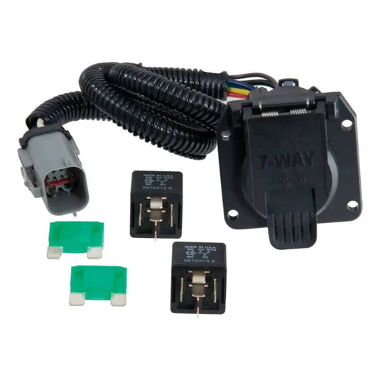 CURT 4-Flat Custom Wiring — 1999-2001 Ford F-250 Super Duty/F-350 Super Duty - CUR-55243 - Absolute Autoguard