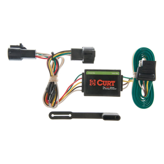 CURT 4-Flat Custom Wiring — 1993-2008 Ford & Mazda - CUR-55325 - Absolute Autoguard