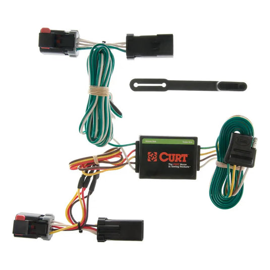 CURT Custom Wiring 4-Way Flat — 1996-2003 Multi-Vehicle - CUR-55334 - Absolute Autoguard