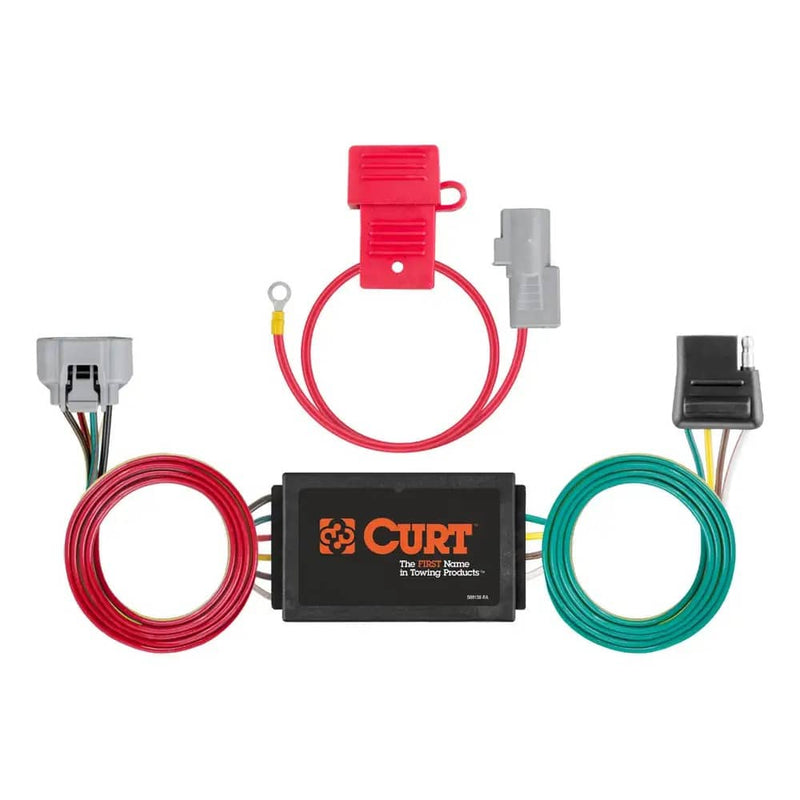 Load image into Gallery viewer, CURT 4-Flat Custom Wiring — 2000 Toyota Tundra - CUR-55367 - Absolute Autoguard
