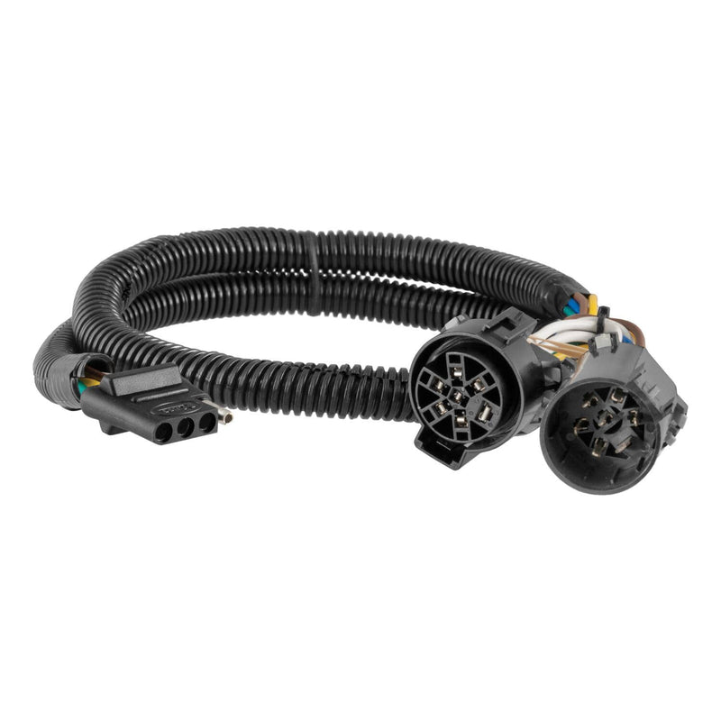 Load image into Gallery viewer, CURT 4-Flat Custom Wiring (t's Into Uscar) — 1997-2026 Multi-Vehicle - CUR-55384 - Absolute Autoguard
