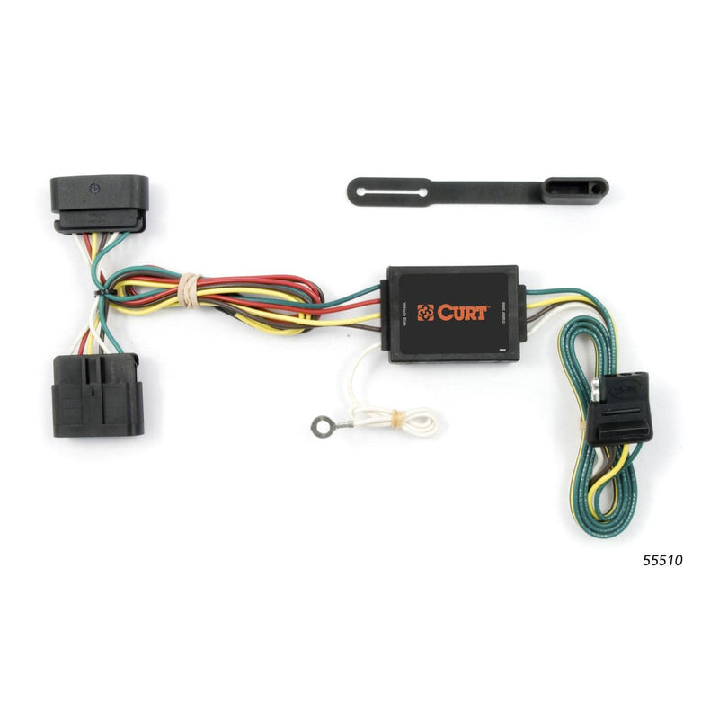 Load image into Gallery viewer, CURT 4-Flat Custom Wiring — 2004-2012 Multi-Vehicle - CUR-55510 - Absolute Autoguard

