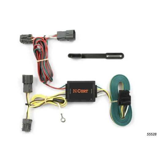 CURT 4-Flat Wire Harness — 2005-2009 Hyundai Tucson - CUR-55528 - Absolute Autoguard