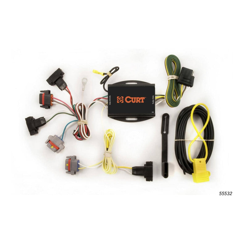 Load image into Gallery viewer, CURT 4-Flat Custom Wiring — 2001-2010 Chrysler PT Cruiser - CUR-55532 - Absolute Autoguard
